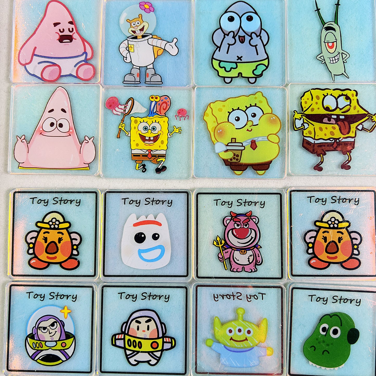 Clearance! Harry Potter/Naruto/Stitch/Skullpanda/Kirby/Molly/SpongeBob/Toystory/ 5cm Acrylic Squares