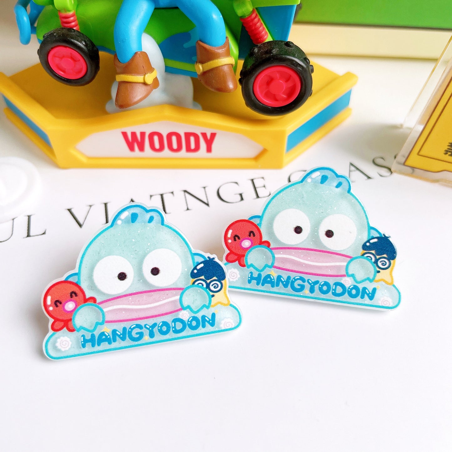 Sanrio Name Sign Acrylic Charms