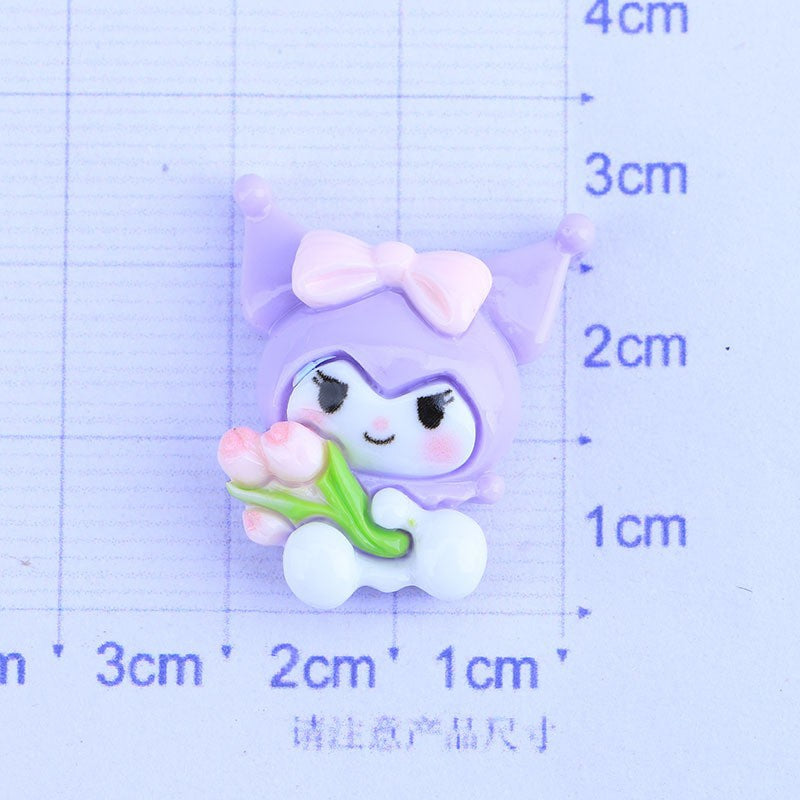 Sanrio Holding Flower Charm