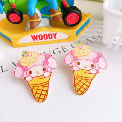 Sanrio Drink & Ice Cream Acrylic Charms