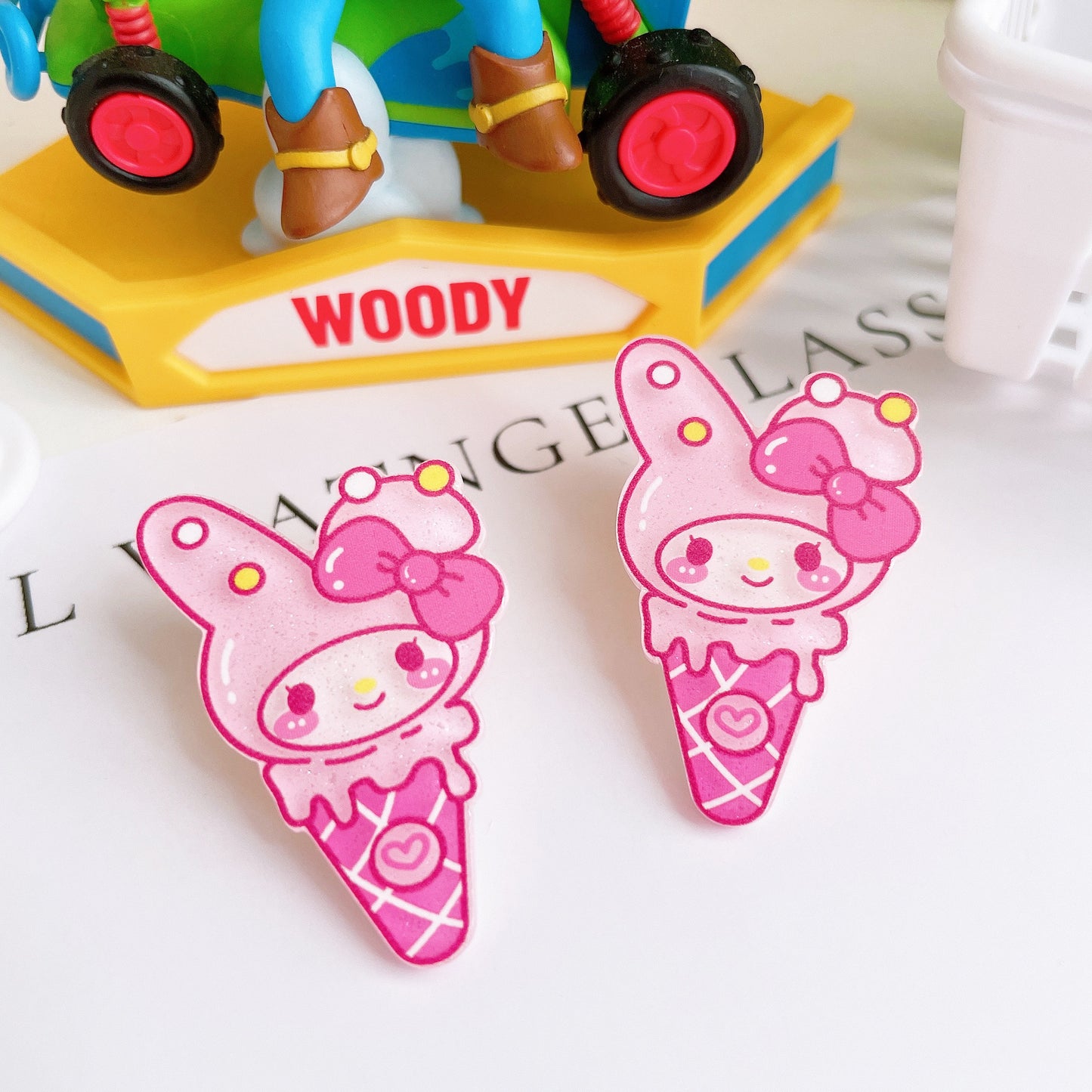 Sanrio Drink & Ice Cream Acrylic Charms