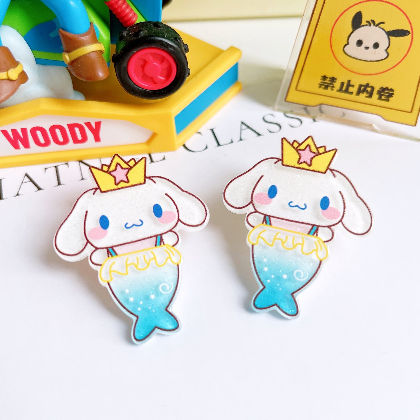 Sanrio Mermaid Acrylic Charms