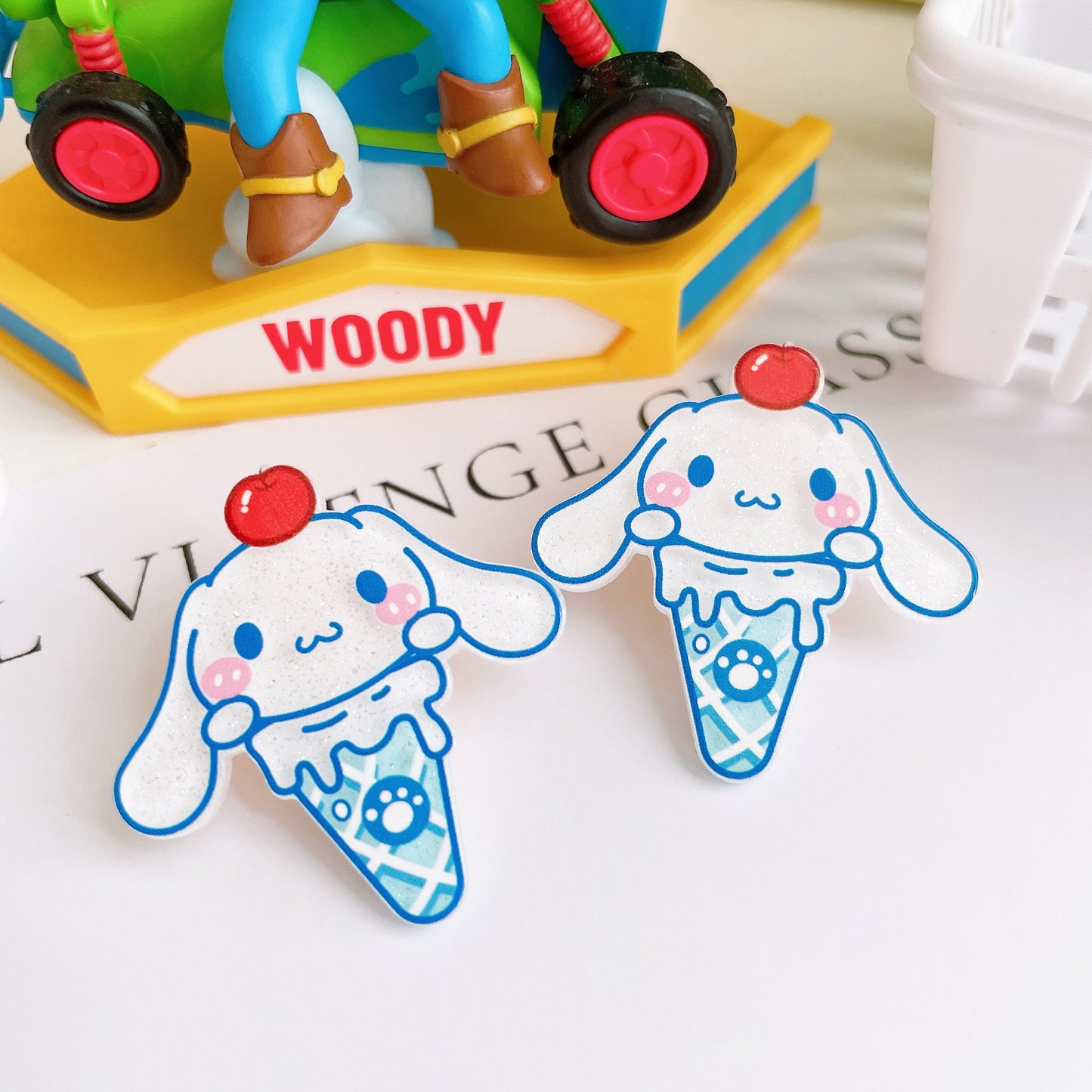 Sanrio Drink & Ice Cream Acrylic Charms