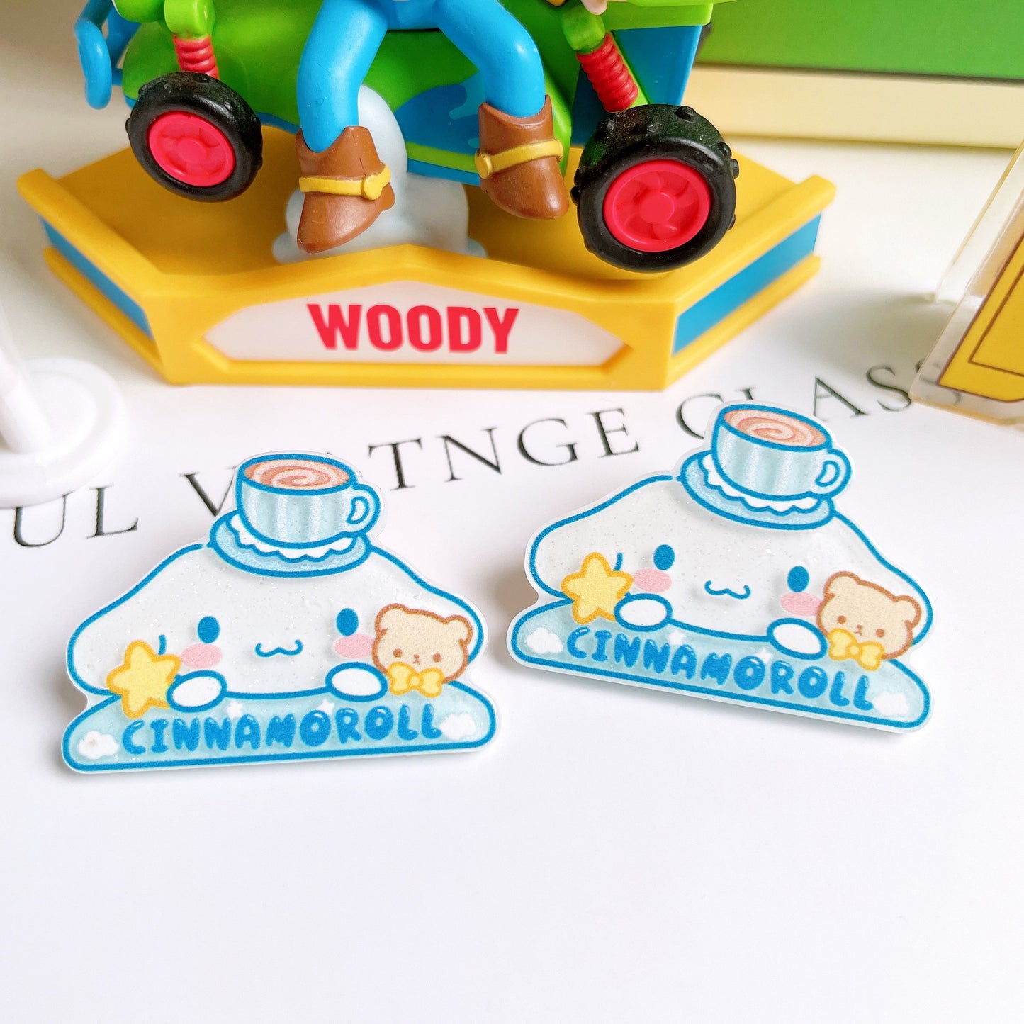 Sanrio Name Sign Acrylic Charms