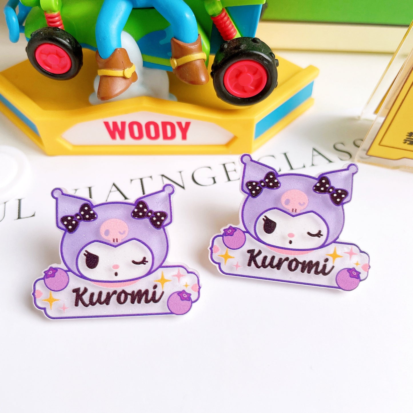 Sanrio Name Sign Acrylic Charms