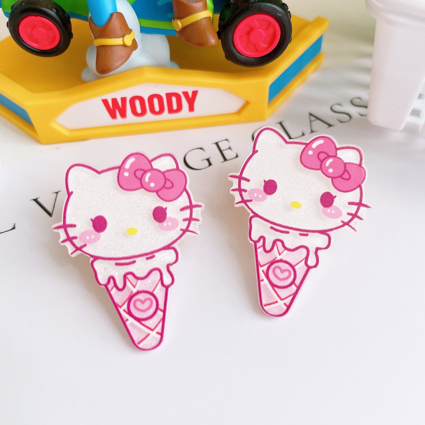 Sanrio Drink & Ice Cream Acrylic Charms