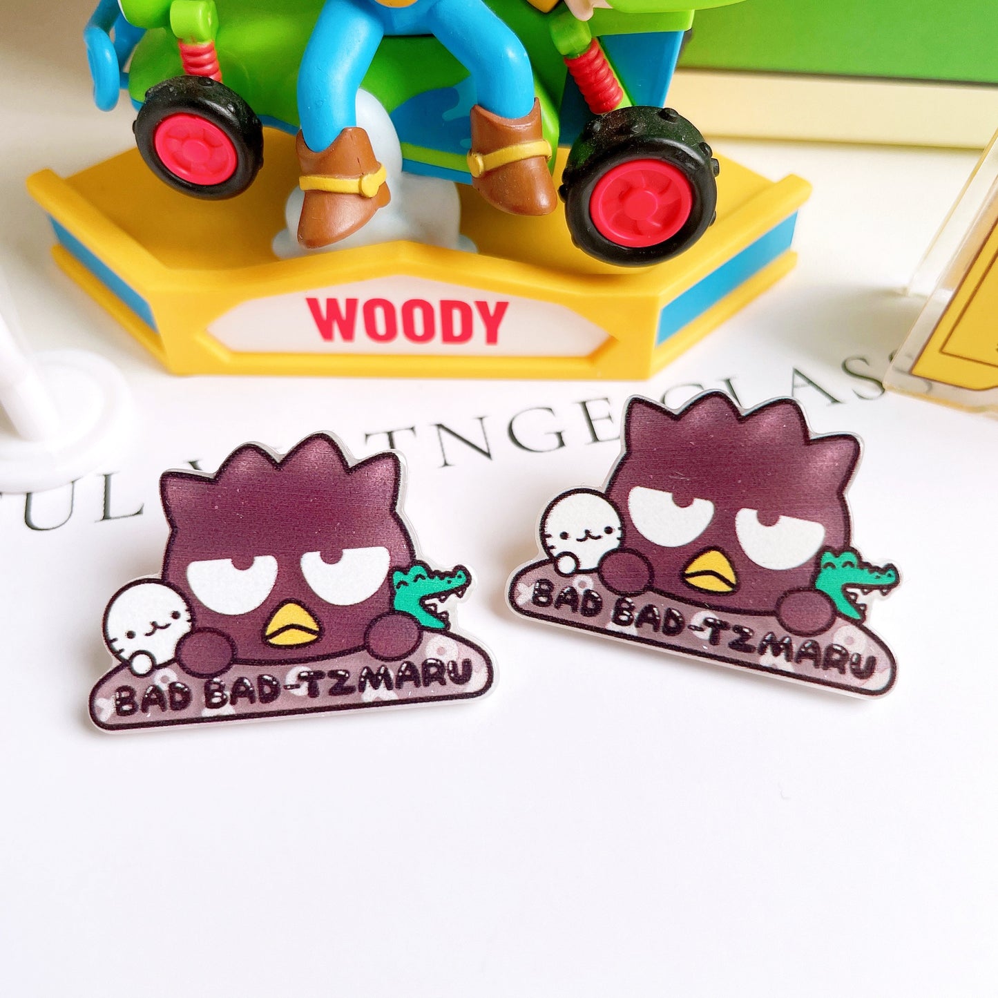 Sanrio Name Sign Acrylic Charms