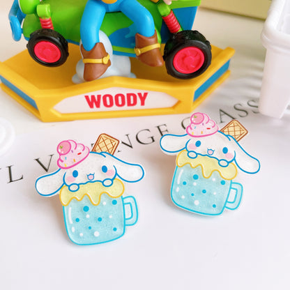 Sanrio Drink & Ice Cream Acrylic Charms