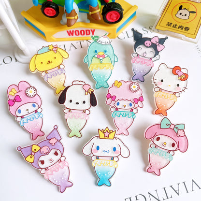 Sanrio Mermaid Acrylic Charms