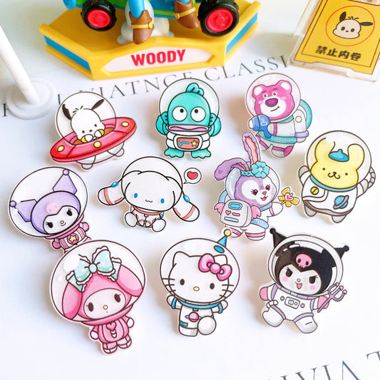 Sanrio Astronaut Acrylic Charms