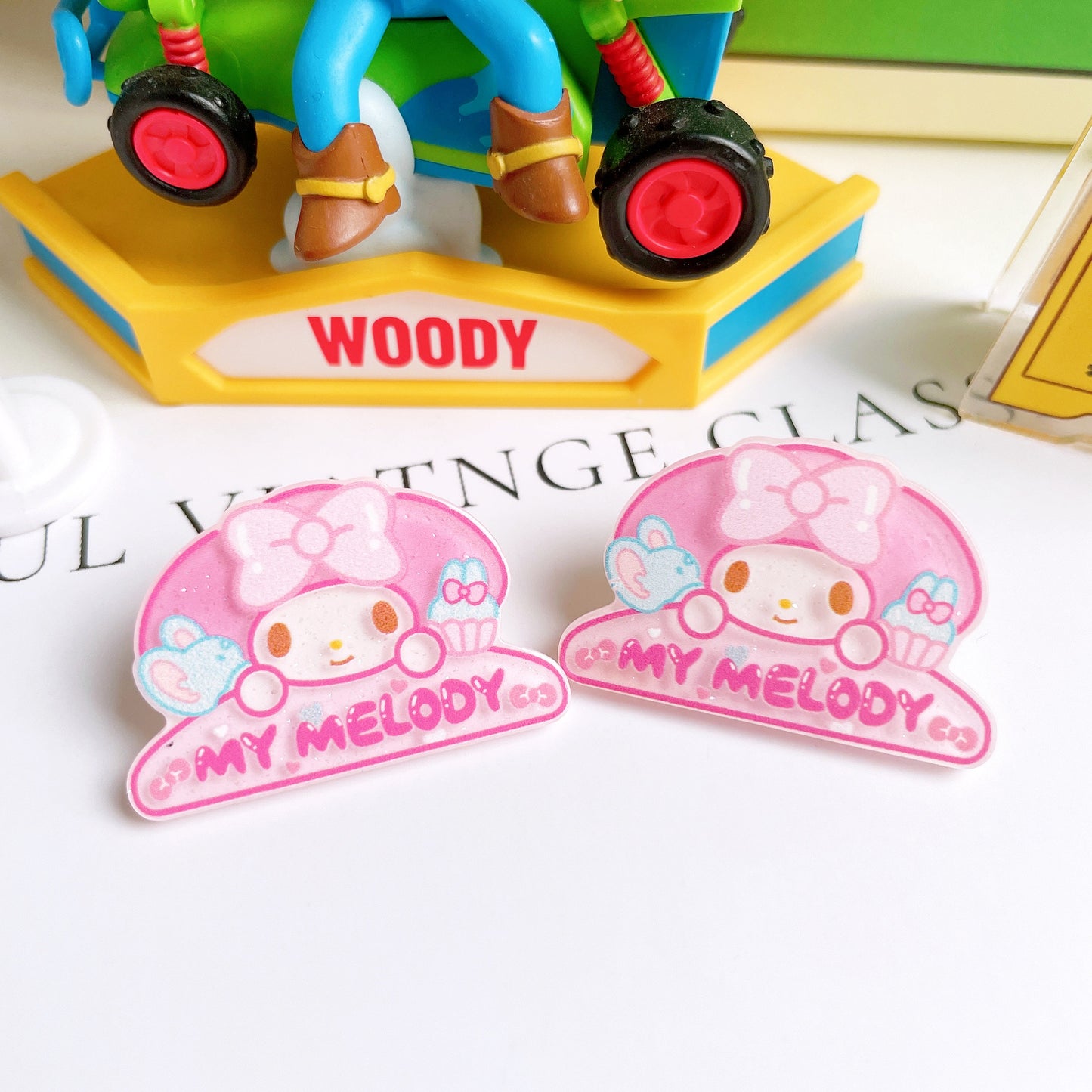 Sanrio Name Sign Acrylic Charms