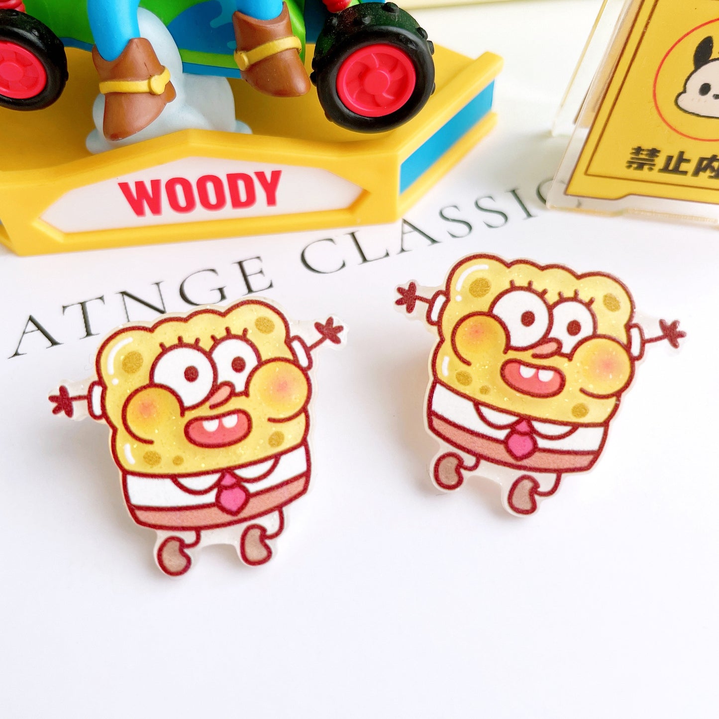 Spongebob Series Acrylic Charms