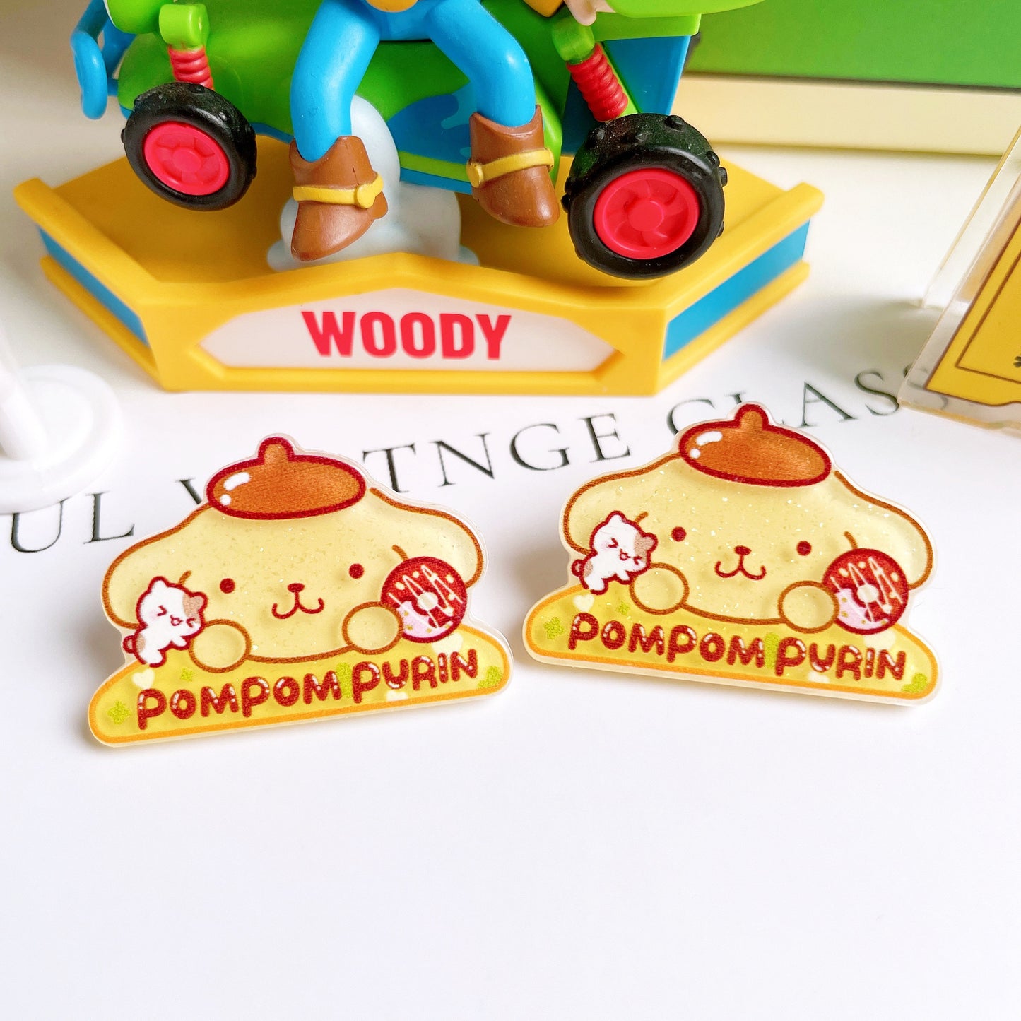 Sanrio Name Sign Acrylic Charms