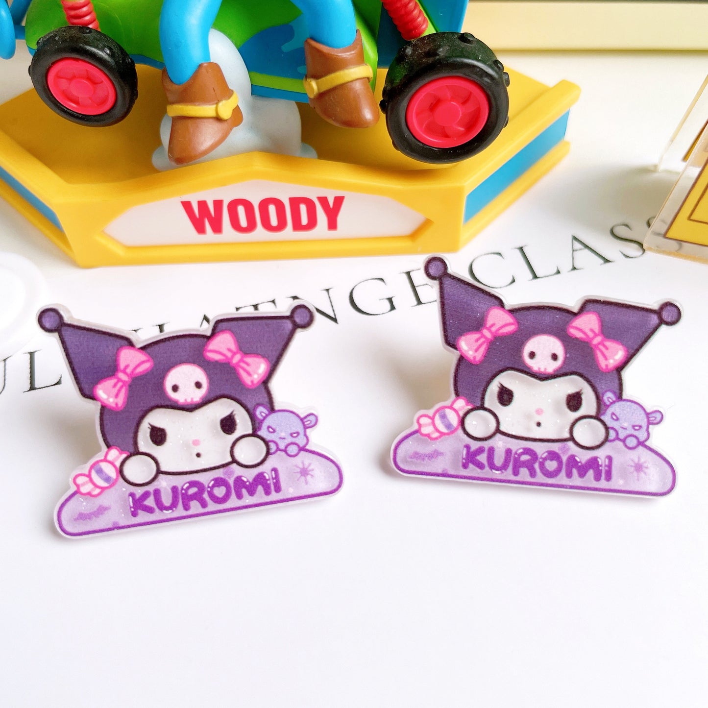 Sanrio Name Sign Acrylic Charms