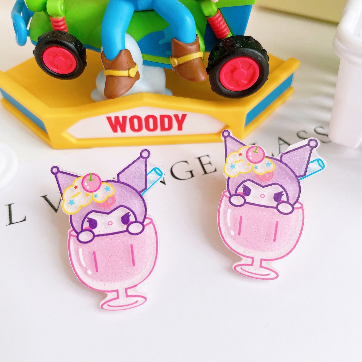 Sanrio Drink & Ice Cream Acrylic Charms