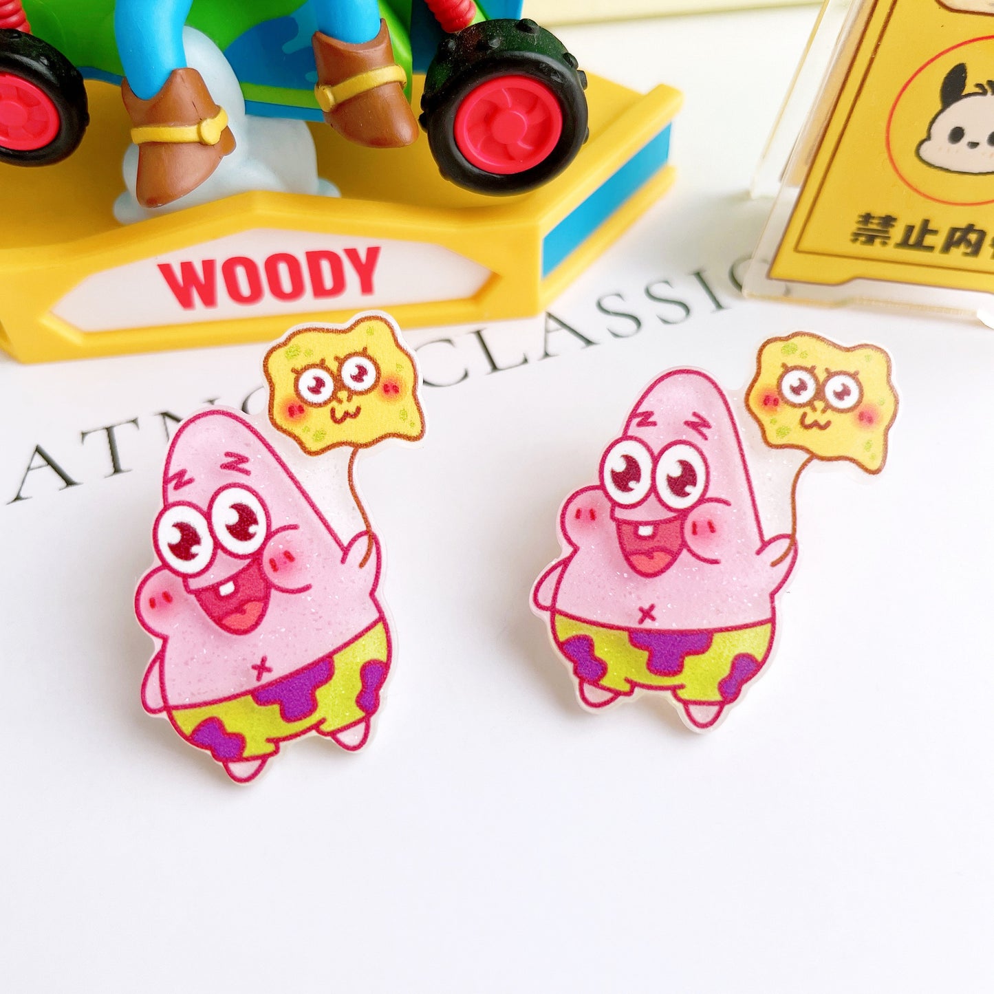 Spongebob Series Acrylic Charms