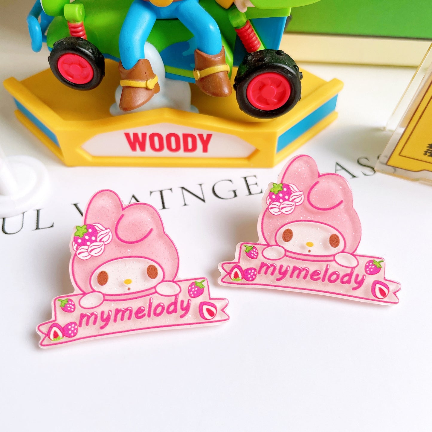 Sanrio Name Sign Acrylic Charms