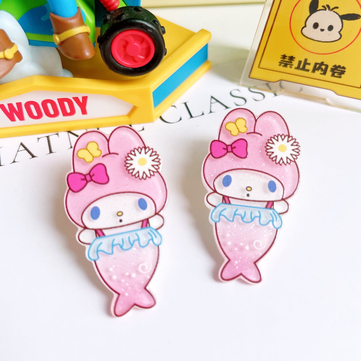 Sanrio Mermaid Acrylic Charms