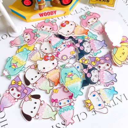 Sanrio Mermaid Acrylic Charms