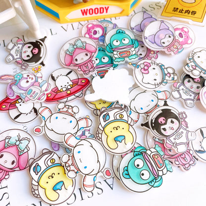 Sanrio Astronaut Acrylic Charms