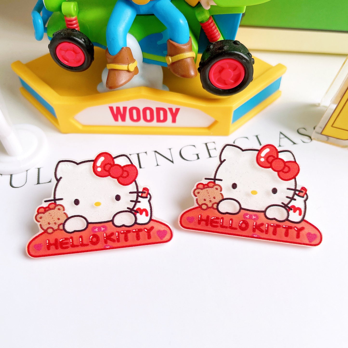 Sanrio Name Sign Acrylic Charms