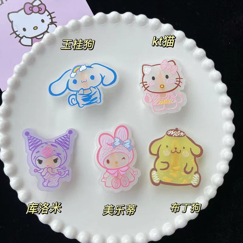 Graffiti Sanrio Acrylic Charms