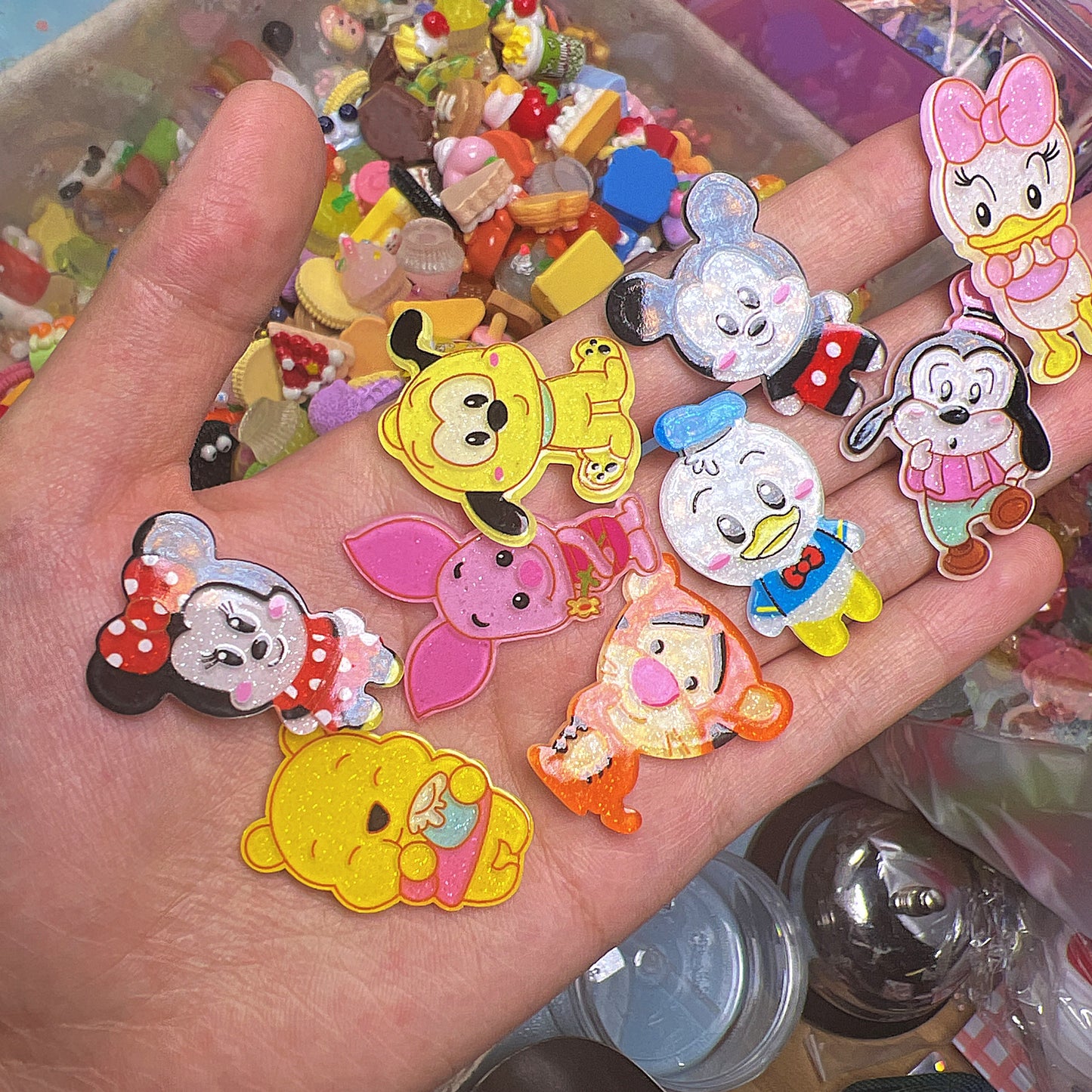 Disney Acrylic Charms - Random 10Pcs for $1.99