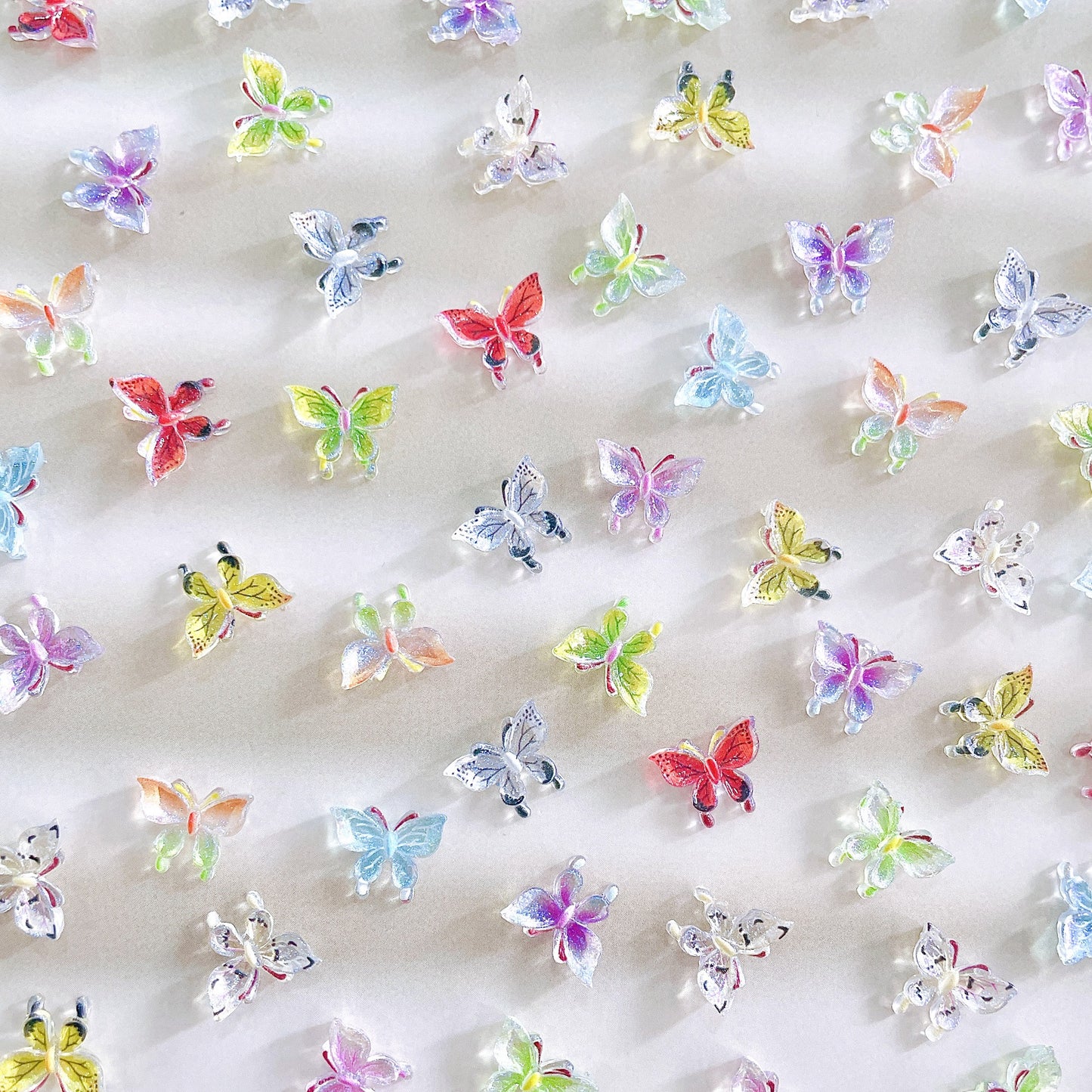 Mixed 3D butterfly Charms