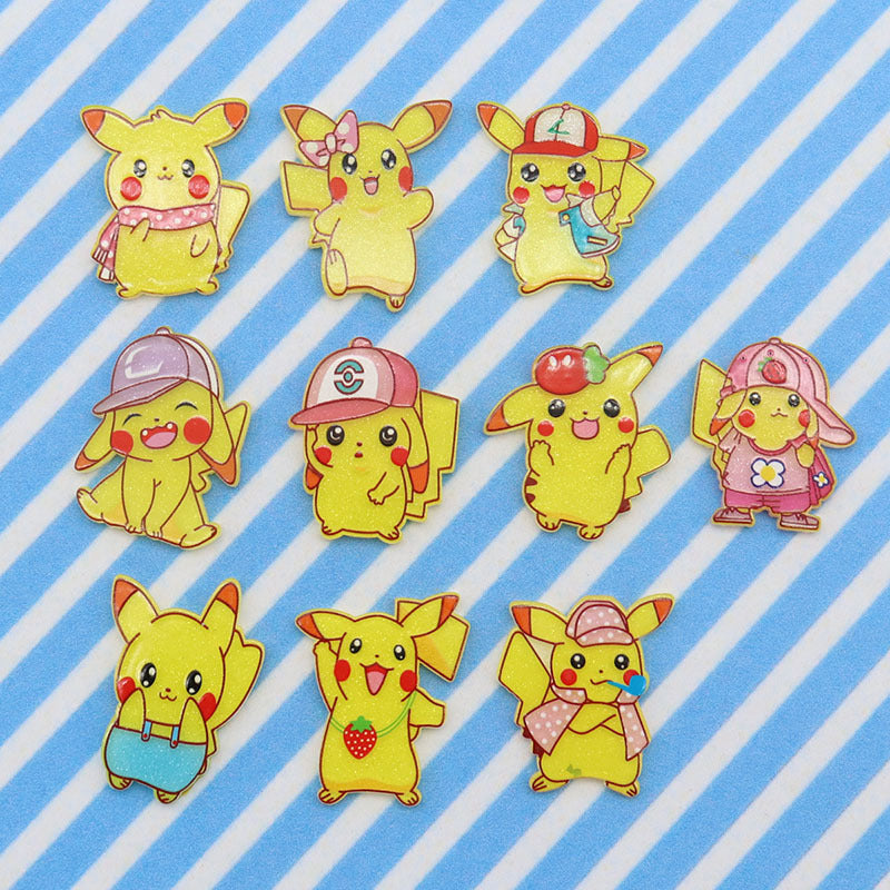 Pika Acrylic Charms - 10 pcs