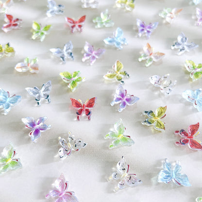 Mixed 3D butterfly Charms