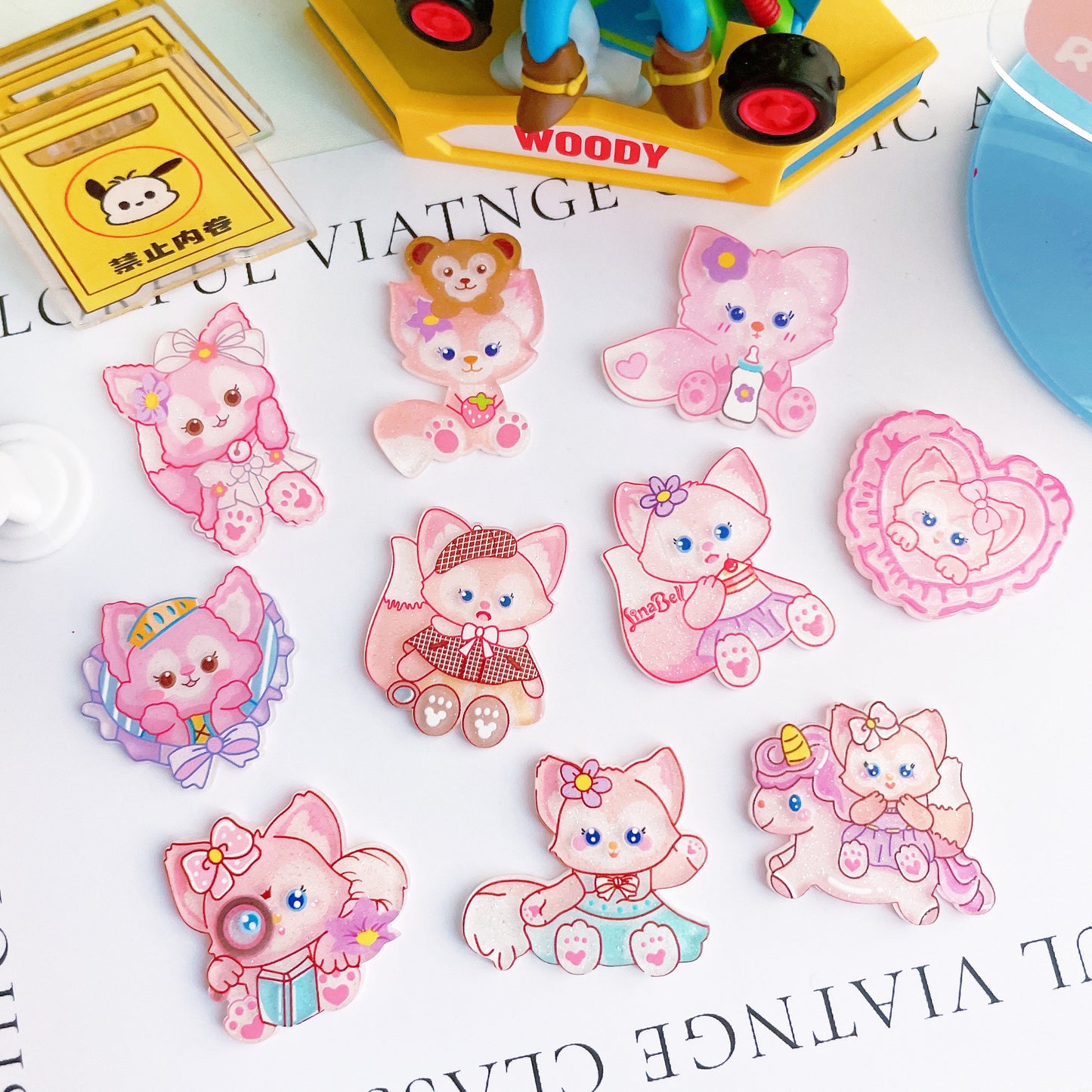 Linabelle Acrylic Charms - 10pcs