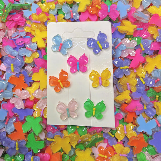 Beautiful Colorful Butterflies - 70pcs