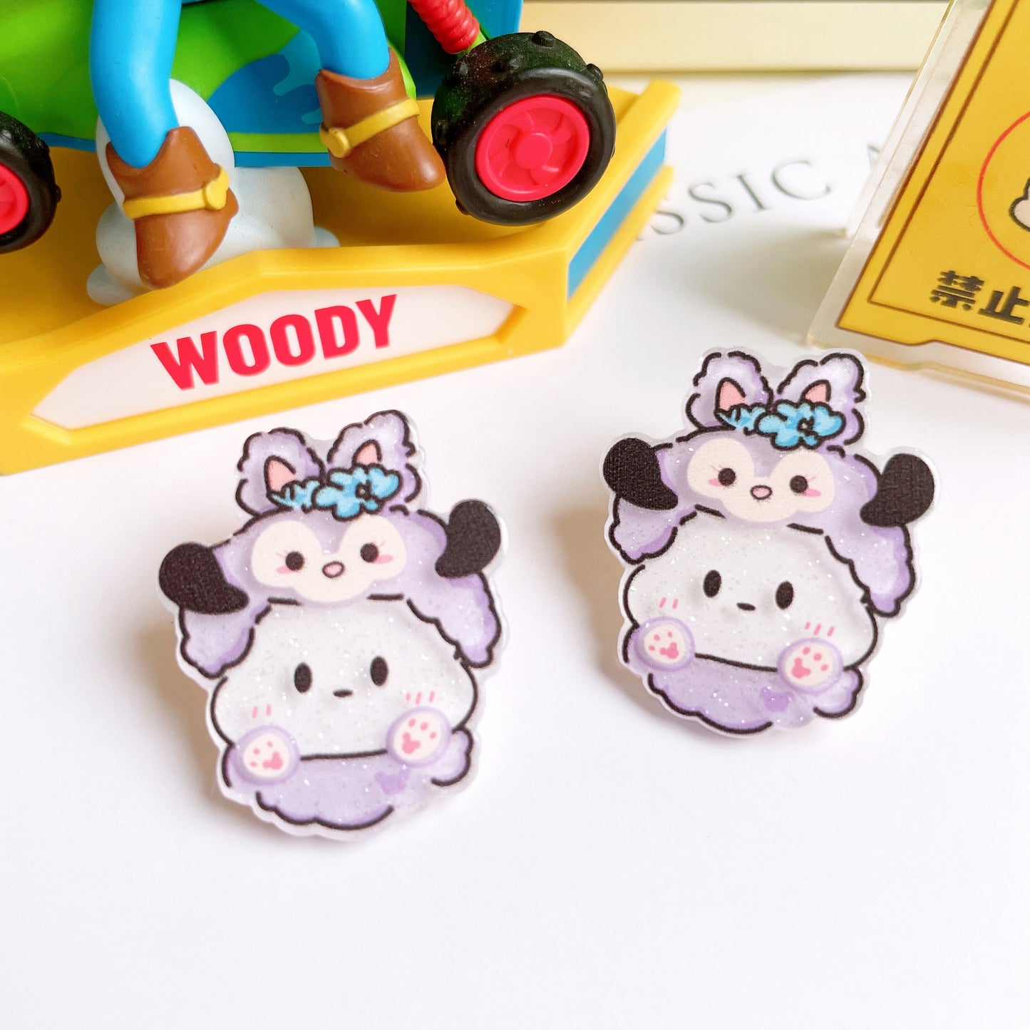 Pochacco x Disney Acrylic Charms