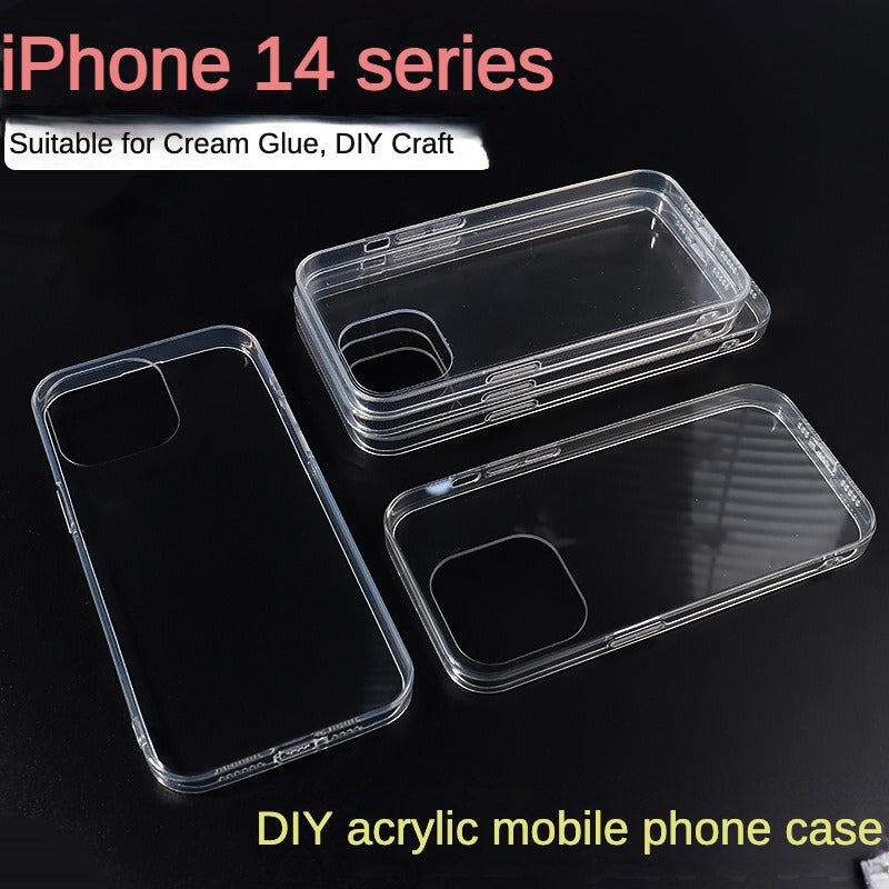 iPhone 14 Series Acrylic Case suitable for DIY Hard Back